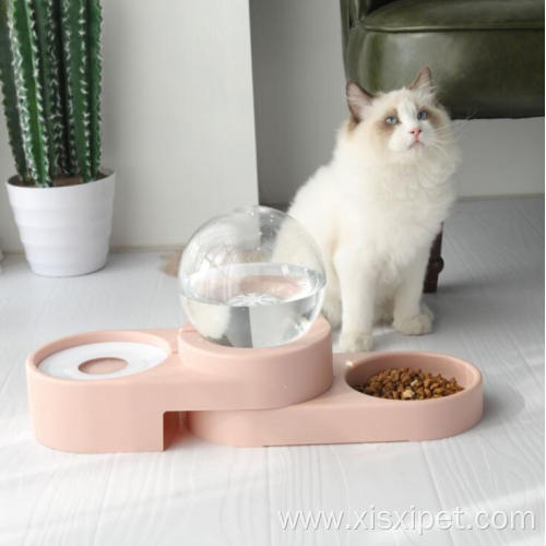 multifunctional plastic automatic double pet feeder